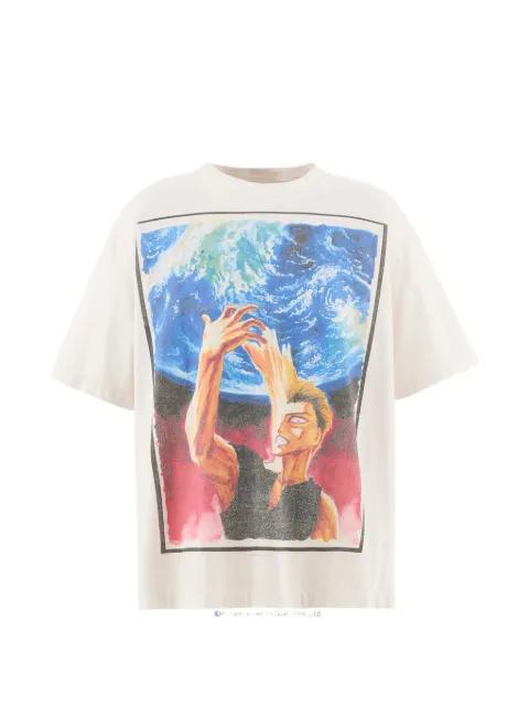 Parasyte-print T-shirt by SAINT MXXXXXX