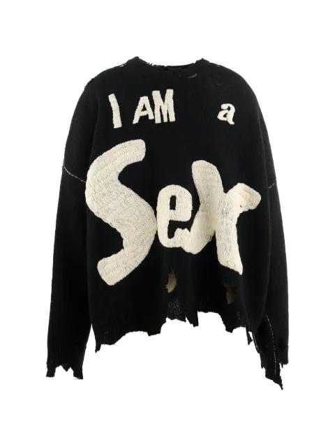 Sex Pistols distressed sweater by SAINT MXXXXXX