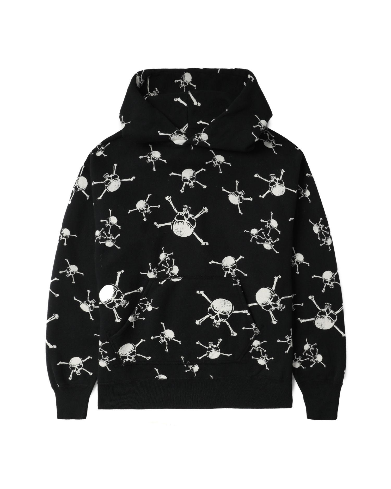 Skull-patterned hoodie by SAINT MXXXXXX