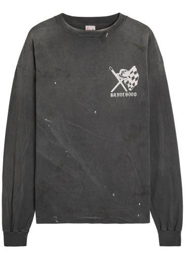 Speedkills printed cotton top by SAINT MXXXXXX