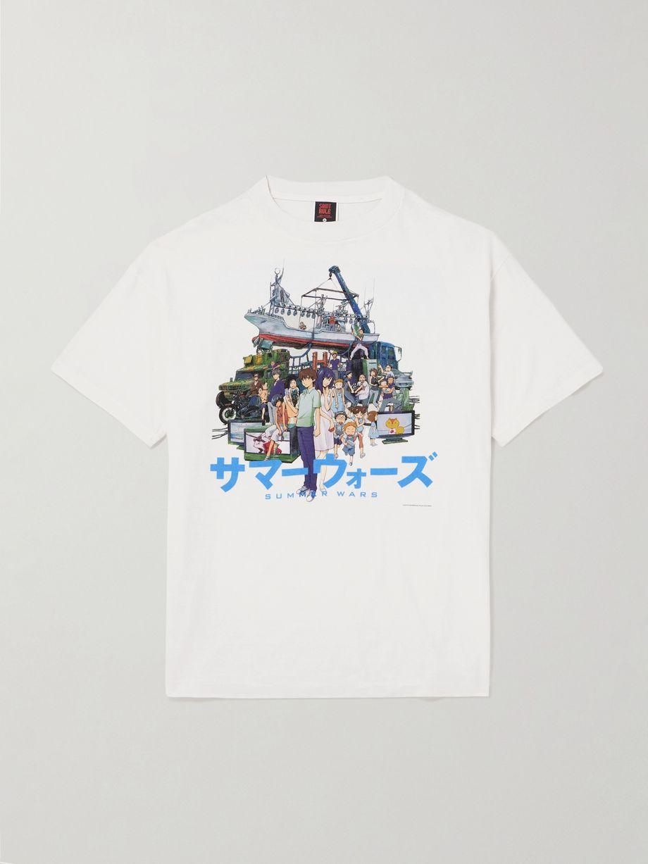 + Summer Wars + GEEKS RULE Printed Cotton-Jersey T-Shirt by SAINT MXXXXXX + Summer Wars + GEEKS RULE Printed Cotton-Jersey T-Shirt by SAINT MXXXXXX