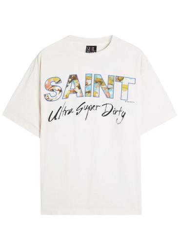 Ultra Super Dry printed cotton T-shirt by SAINT MXXXXXX