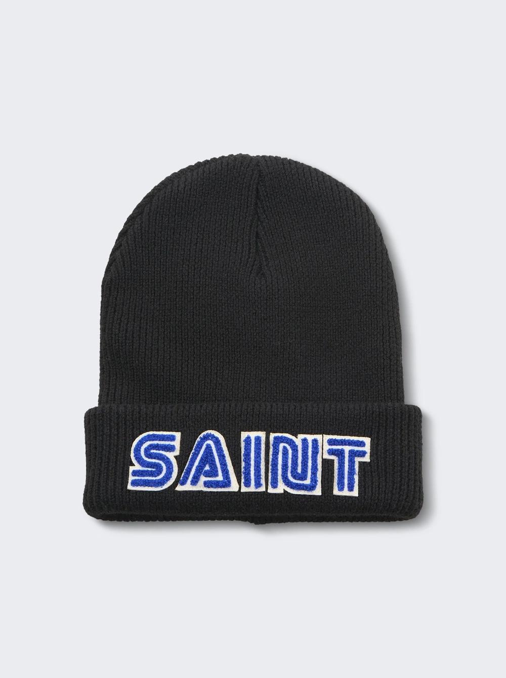 X Sega Wool Beanie Black  | The Webster by SAINT MXXXXXX