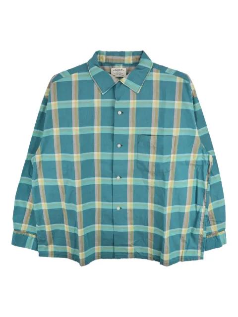 checked buttoned shirt by SAINT MXXXXXX