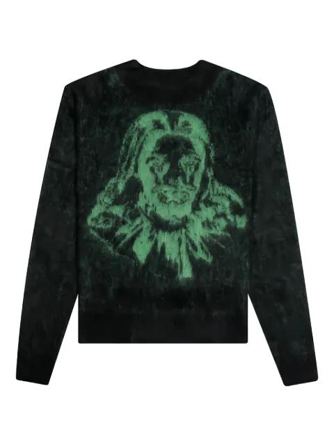 clown-print sweater by SAINT MXXXXXX