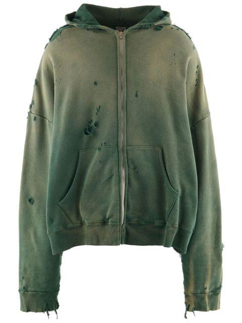 distressed hoodie by SAINT MXXXXXX