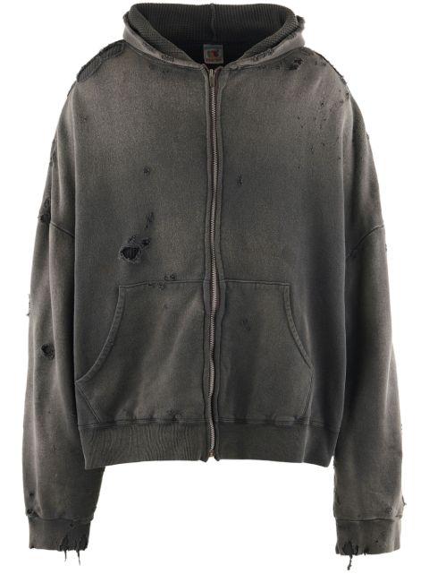 distressed hoodie by SAINT MXXXXXX