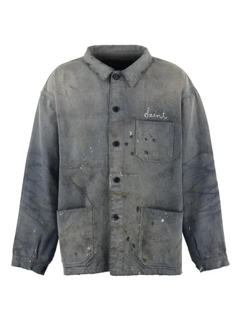 distressed shirt by SAINT MXXXXXX
