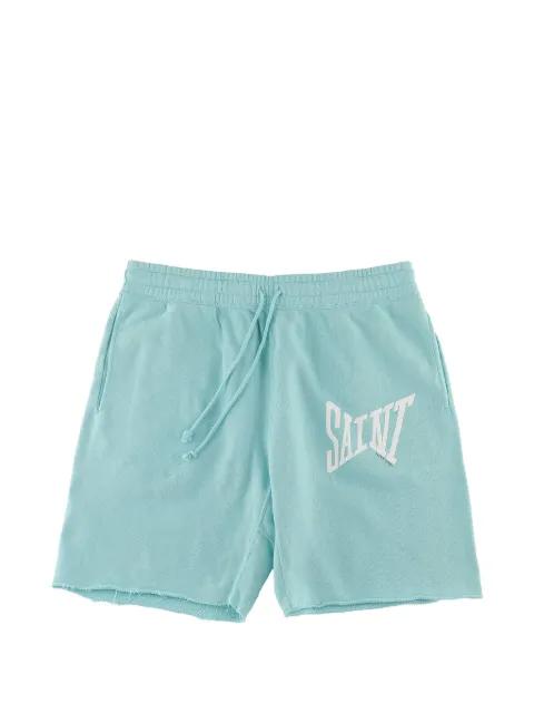 drawstring raw-hem shorts by SAINT MXXXXXX
