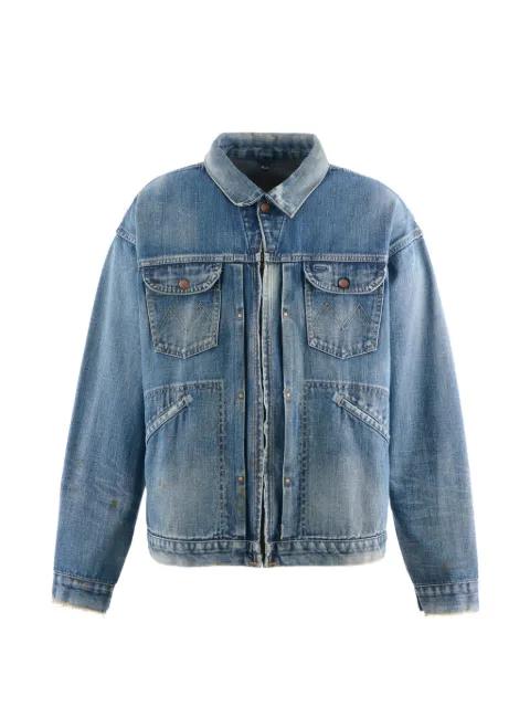 elasticated denim jacket by SAINT MXXXXXX