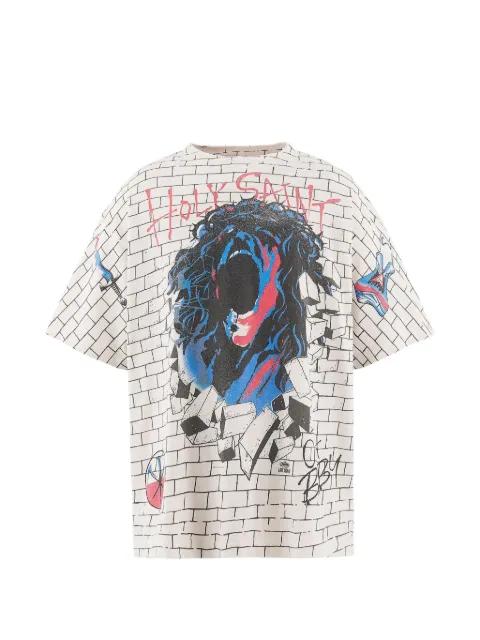 graphic-print T-shirt by SAINT MXXXXXX