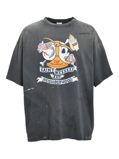 graphic-print T-shirt by SAINT MXXXXXX