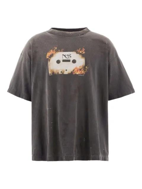 graphic-print T-shirt by SAINT MXXXXXX
