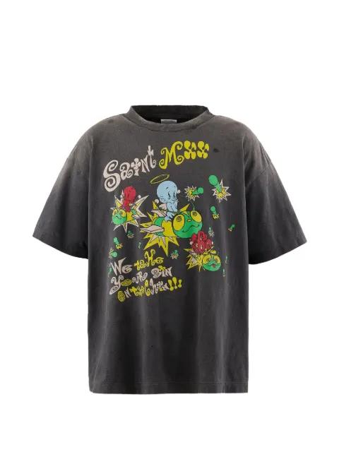 graphic-print T-shirt by SAINT MXXXXXX