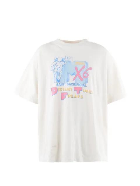 graphic-print T-shirt by SAINT MXXXXXX