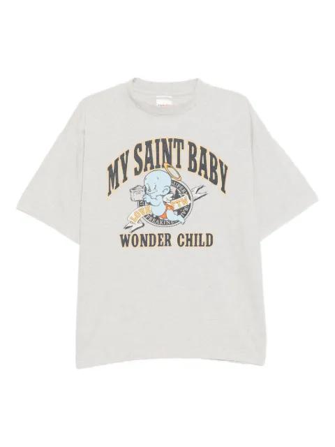graphic-print T-shirt by SAINT MXXXXXX