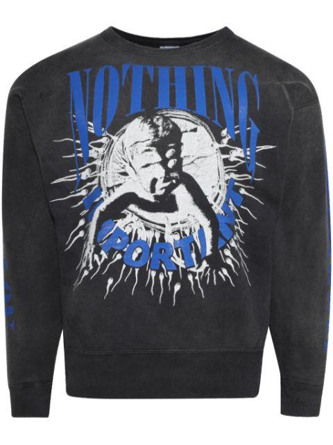 graphic-print sweatshirt by SAINT MXXXXXX