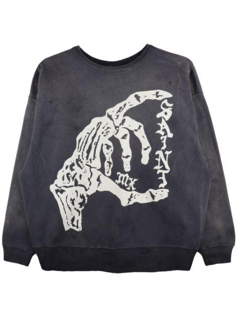 graphic-print sweatshirt by SAINT MXXXXXX