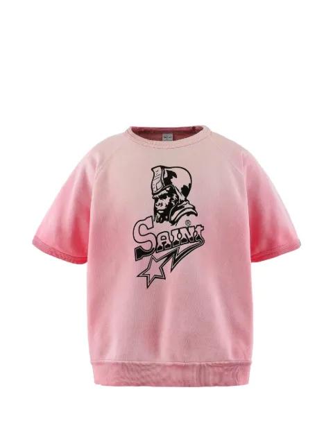 graphic short-sleeve sweatshirt by SAINT MXXXXXX