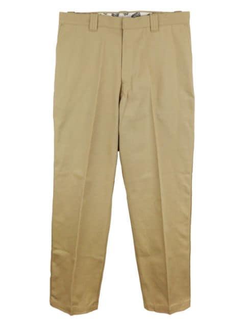 logo-patch cotton chinos by SAINT MXXXXXX