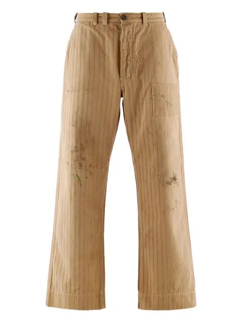 pinstriped trousers by SAINT MXXXXXX