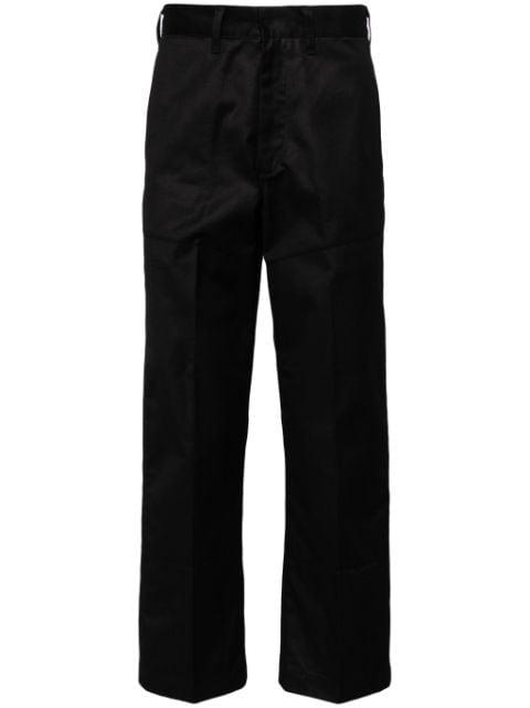 pressed-crease straight-leg trousers by SAINT MXXXXXX