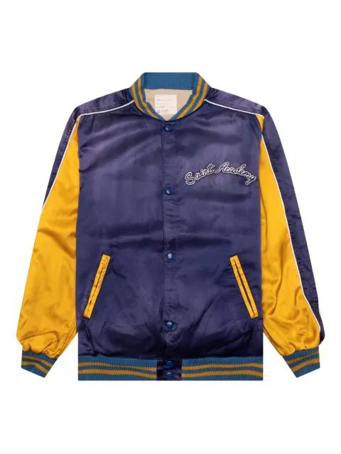 satin-panel bomber jacket by SAINT MXXXXXX