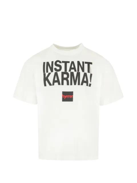 slogan-print T-shirt by SAINT MXXXXXX