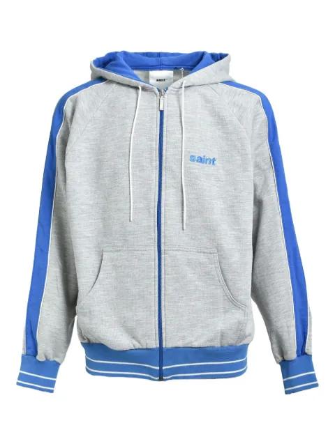 stripe-trim hoodie by SAINT MXXXXXX