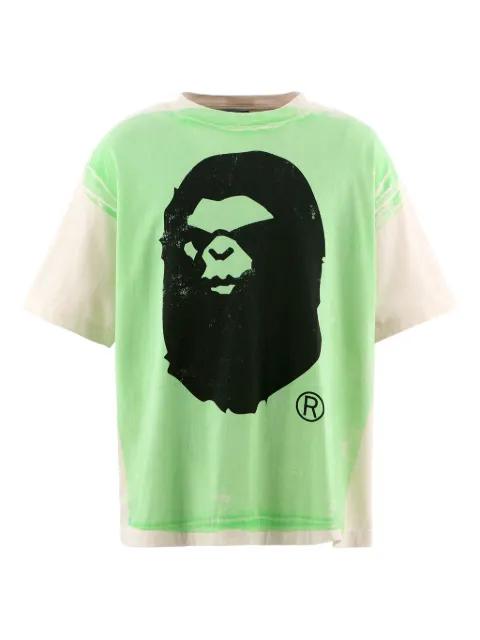 x Bape cotton T-shirt by SAINT MXXXXXX