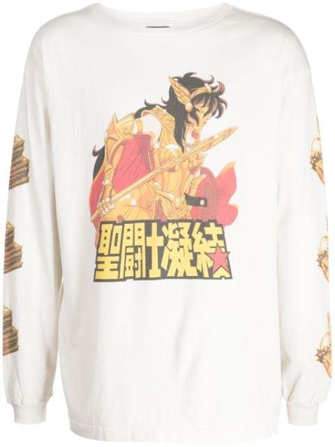 x CLOT graphic-print cotton T-shirt by SAINT MXXXXXX