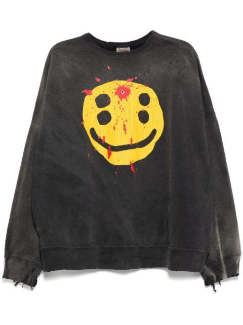 x Cactus Plant Flea Market smile sweatshirt by SAINT MXXXXXX