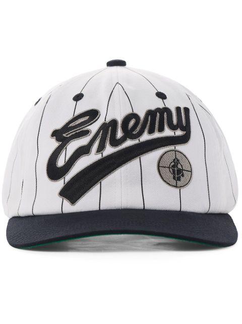 x Public Enemy logo-appliqué cap by SAINT MXXXXXX