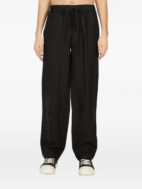 logo-print trousers by SAINTWOODS