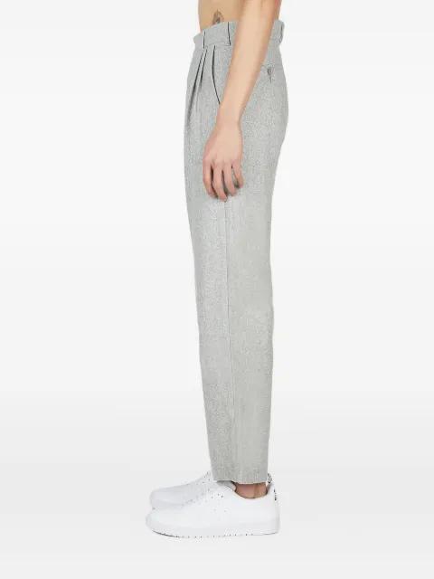 pleat-detailed graphic-print trousers by SAINTWOODS