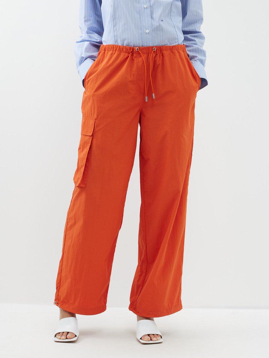 Esther nylon cargo trousers by SAKS POTTS