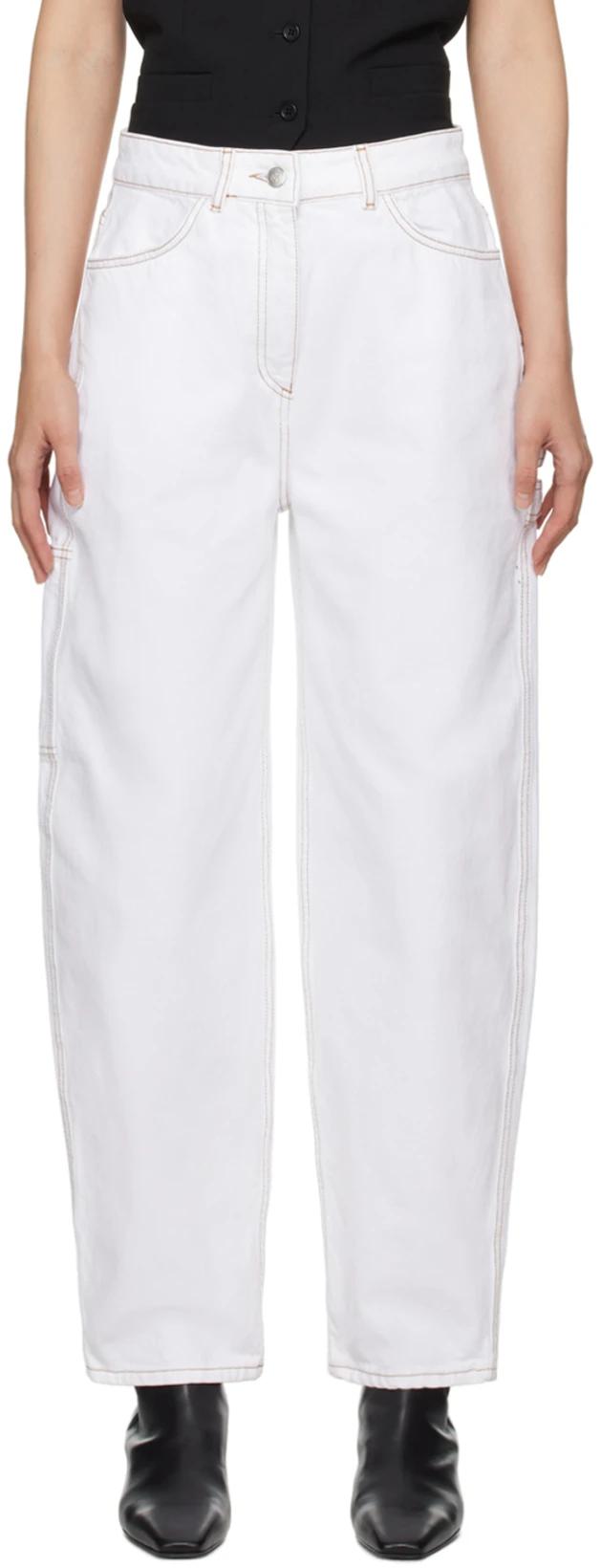 White Helle Jeans by SAKS POTTS