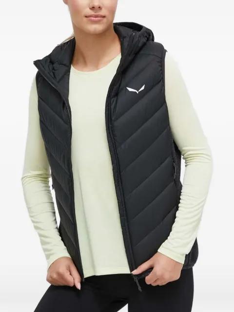 Fanes Sarner hoodied quilted-pattern gilet by SALEWA