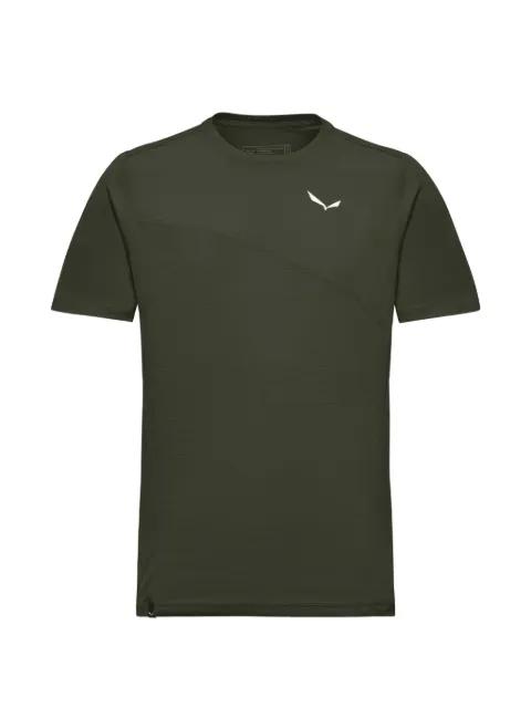logo-print T-shirt by SALEWA