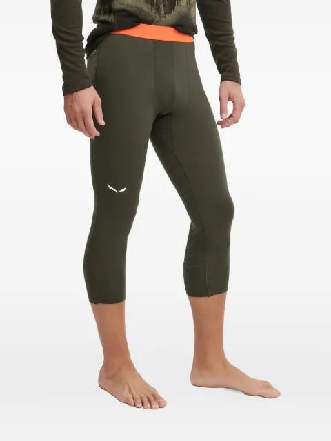 logo-print leggings by SALEWA