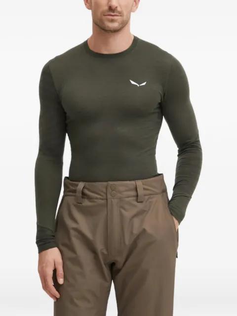 long-sleeve logo top by SALEWA