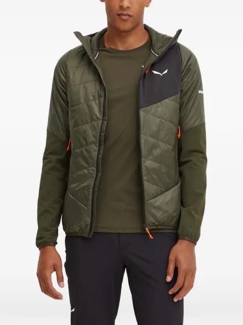quilted hoodied jacket by SALEWA