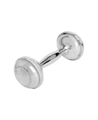 Classic Dumbbell Rattle with Beading by SALISBURY