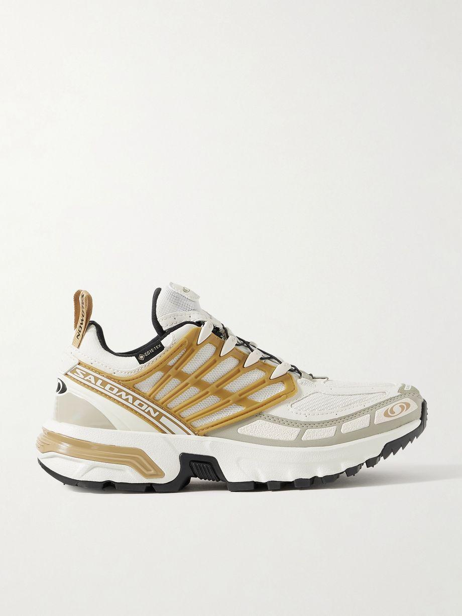 ACS Pro GTX rubber-trimmed GORE-TEX® and faux leather sneakers by SALOMON ACS Pro GTX rubber-trimmed GORE-TEX® and faux leather sneakers by SALOMON