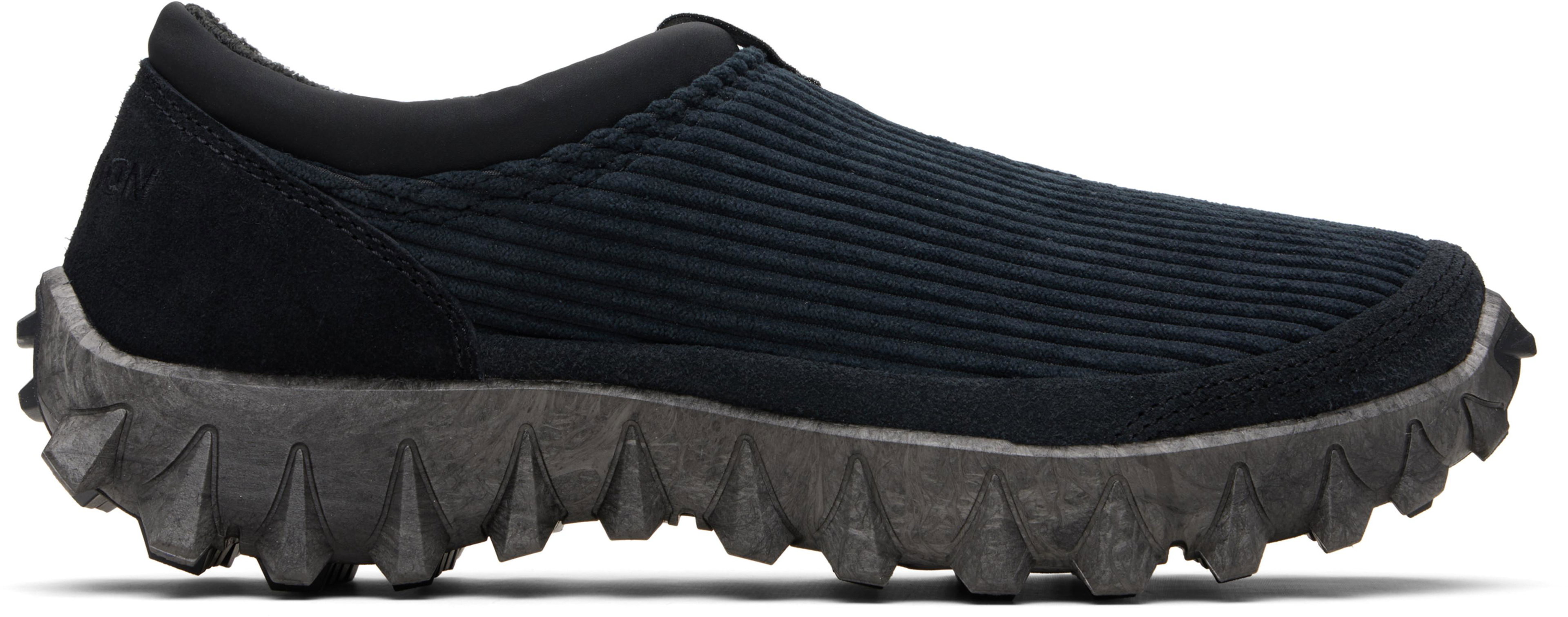 Black SnowClog Corduroy Sneakers by SALOMON