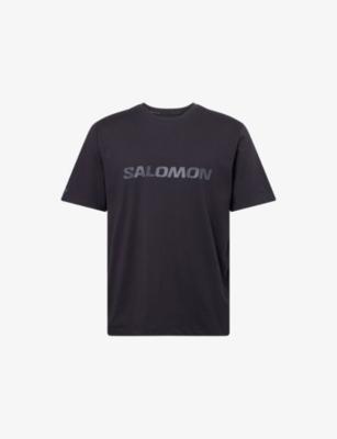Logo-Print Short-Sleeve Cotton T-Shirt by SALOMON