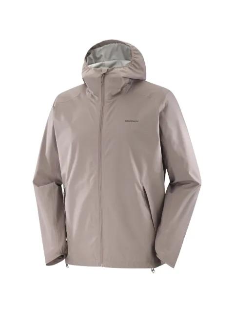 Outscape 2L logo-print hoodied jacket by SALOMON