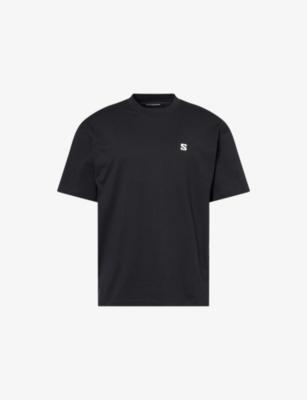 Round Logo-Print Cotton T-Shirt by SALOMON