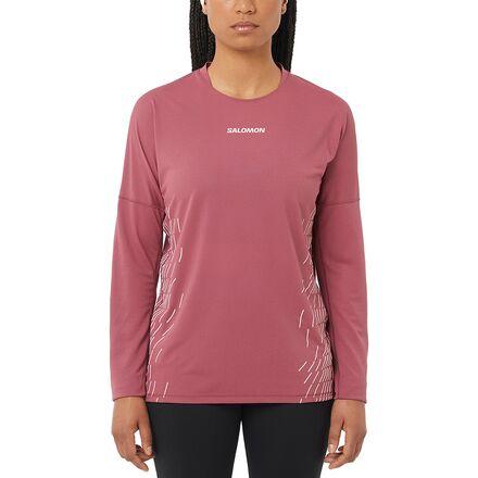 Sense Aero GFX Long-Sleeve T-Shirt by SALOMON