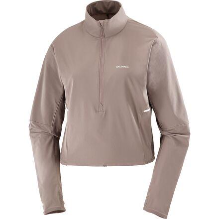 Sense Aero Hybrid Crop Pullover by SALOMON